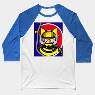 snorkel diver Baseball T-Shirt